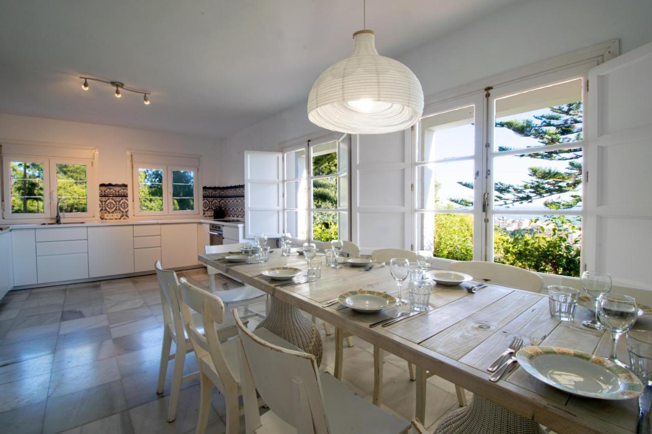 Gran Villa Con Vistas Al Mar Y Piscina Privada Malaga Luaran gambar