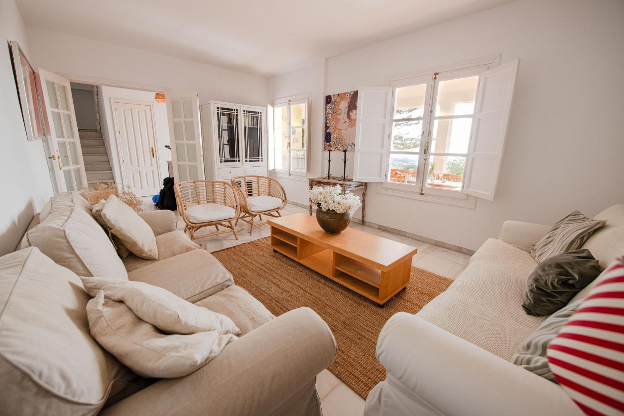 Gran Villa Con Vistas Al Mar Y Piscina Privada Malaga Luaran gambar